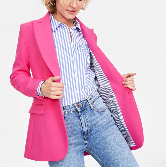 SALE! Pink Boyfriend Blazer - Macys On 34th - Picture 3 of 9